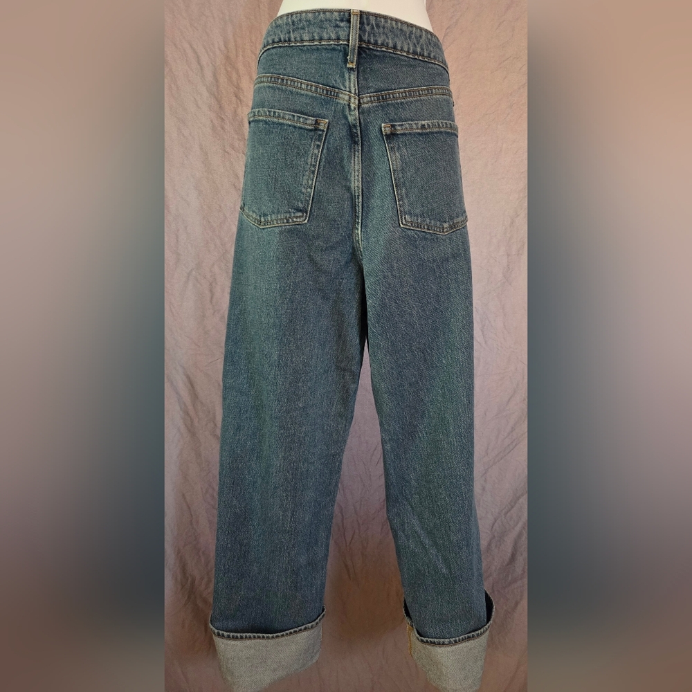 Old Navy Women's Blue Flare & Wide Leg Jeans